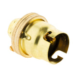 Douille B22 Laiton bague borne de terre - Simple - Zenitech