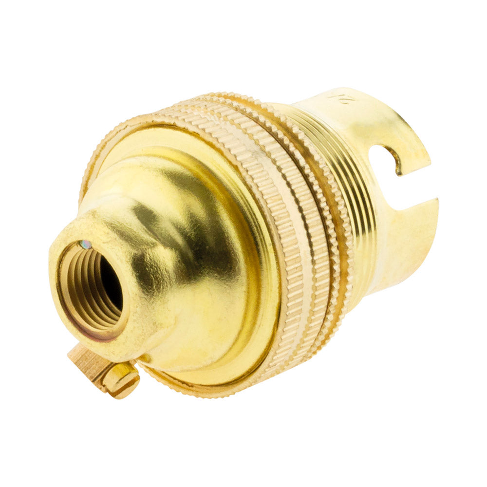 Double douille B22 laiton bague - Zenitech