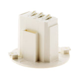 Lot de 5 couvercles DCL pour boîte applique Ø50mm - Blanc - Zenitech