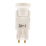Douille avec Fiche DCL 6A 250V E27 - Blanc - Zenitech