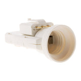Douille avec Fiche DCL 6A 250V B22 - Blanc - Zenitech