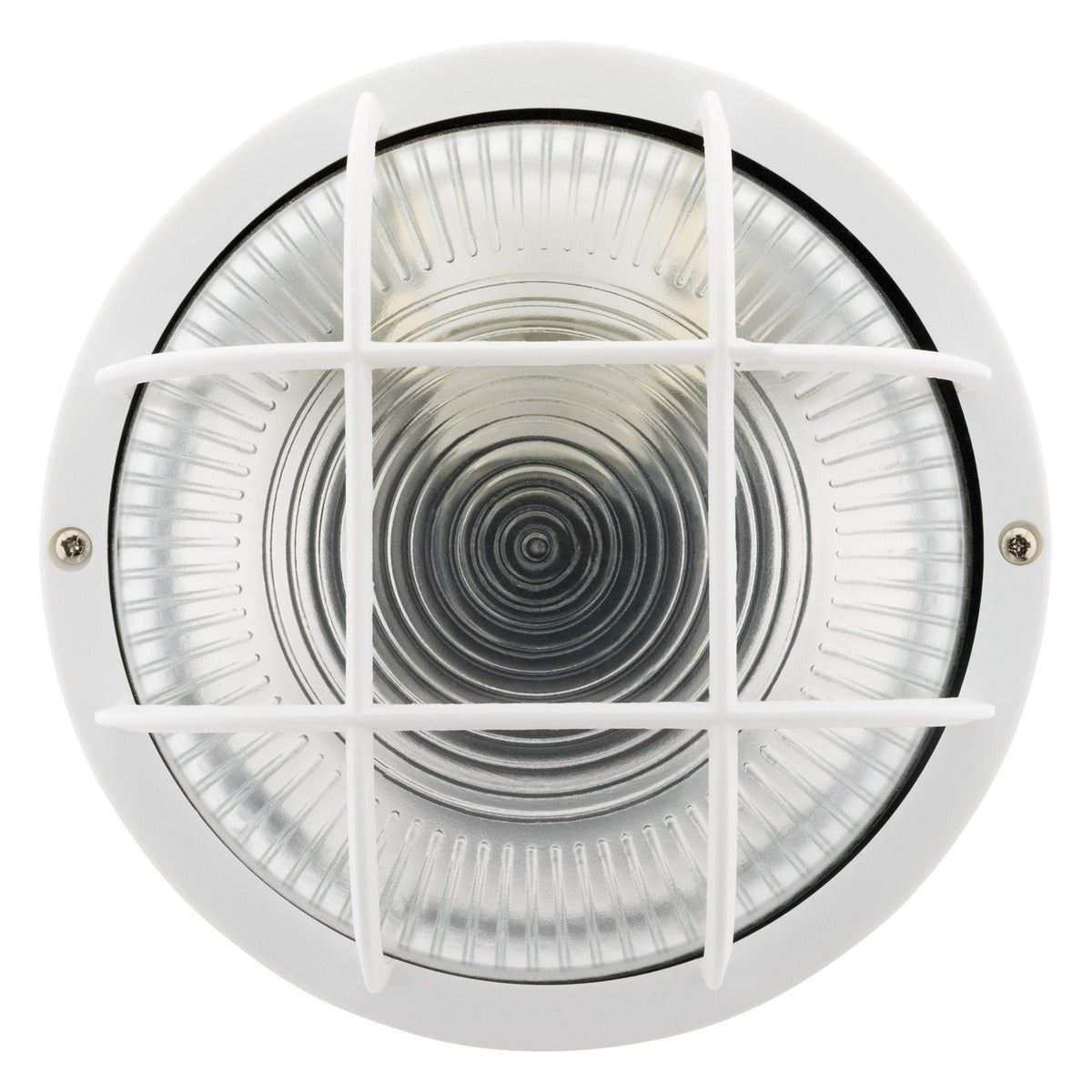Hublot rond d'extérieur 5W IP44 avec ampoule LED - Blanc - Elexity