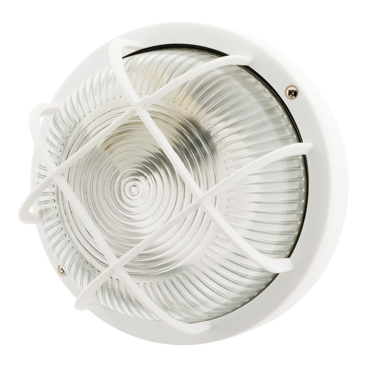 Hublot rond d'extérieur 5W IP44 avec ampoule LED - Blanc - Elexity