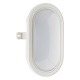 Hublot ovale LED 5,5W 450lm 4000K IP44 - Blanc - Zenitech