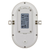 Hublot ovale LED 5,5W 450lm 4000K IP44 - Blanc - Zenitech