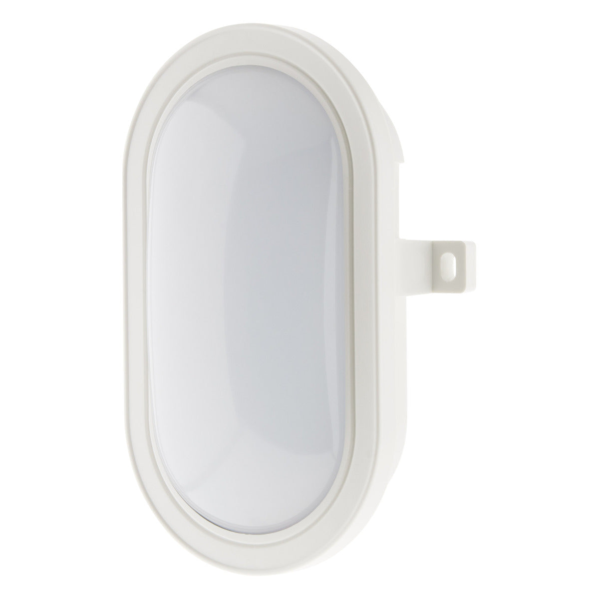 Hublot ovale LED 5,5W 450lm 4000K IP44 - Blanc - Zenitech