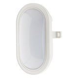 Hublot ovale LED 5,5W 450lm 4000K IP44 - Blanc - Zenitech