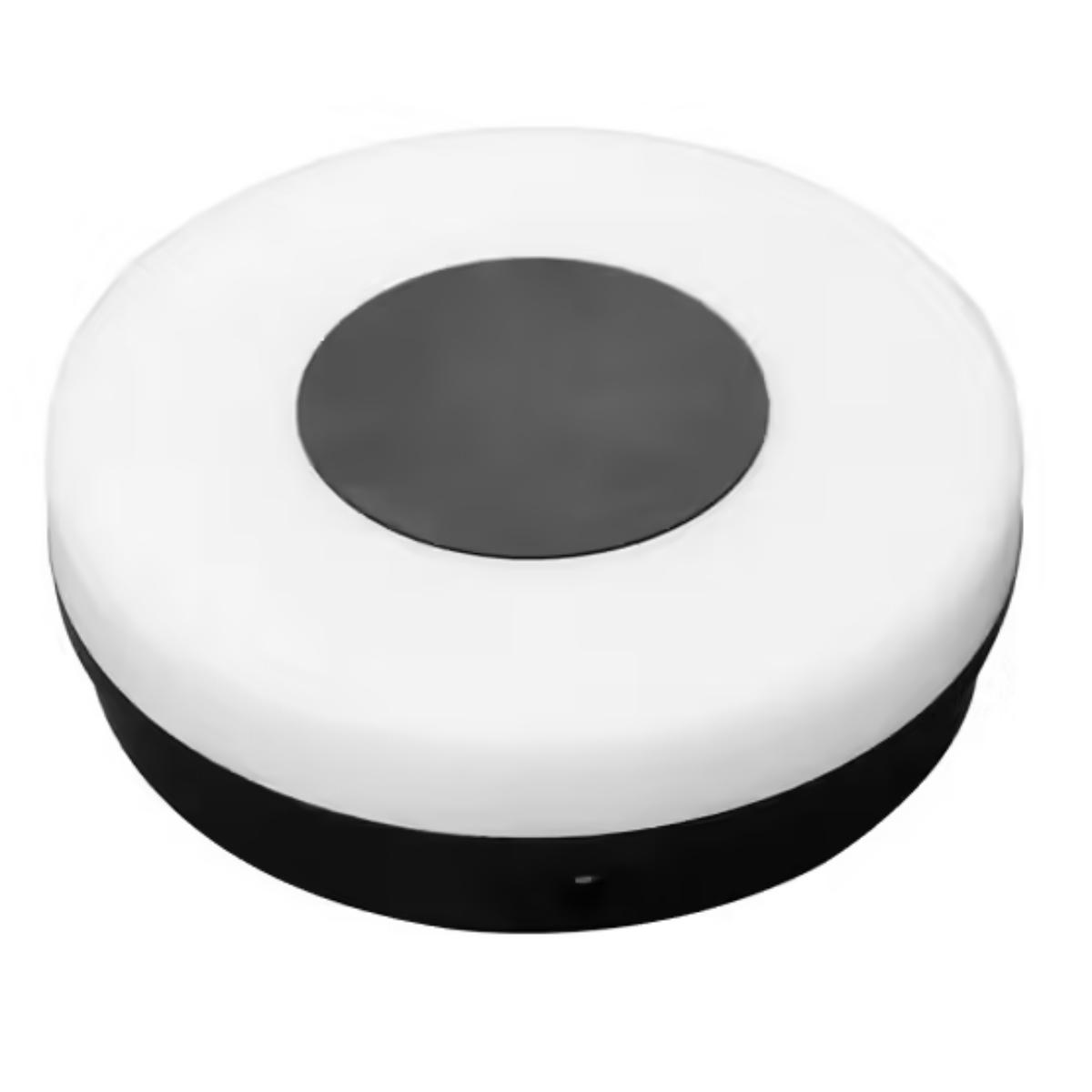 Hublot LED rond étanche - 12W 840lm 4000K IP65 - Mur/Plafond - Anthracite - Zenitech