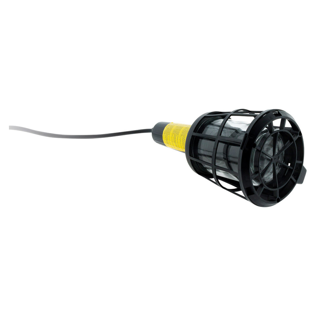 Baladeuse plastique filaire 60W E27 sans ampoule 5m - Noir - Zenitech