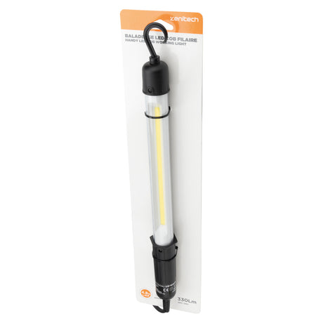 Baladeuse LED COB 4,8W - câble 5m - Noir - Zenitech