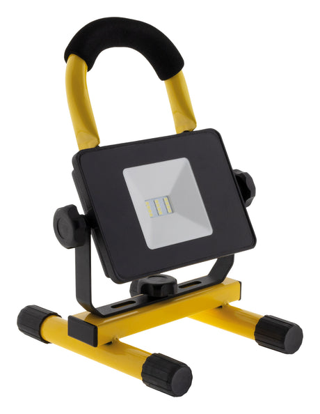 Projecteur LED rechargeable de chantier - jaune - Zenitech