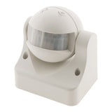 Détecteur de mouvement extérieur IP44 - Blanc - Zenitech