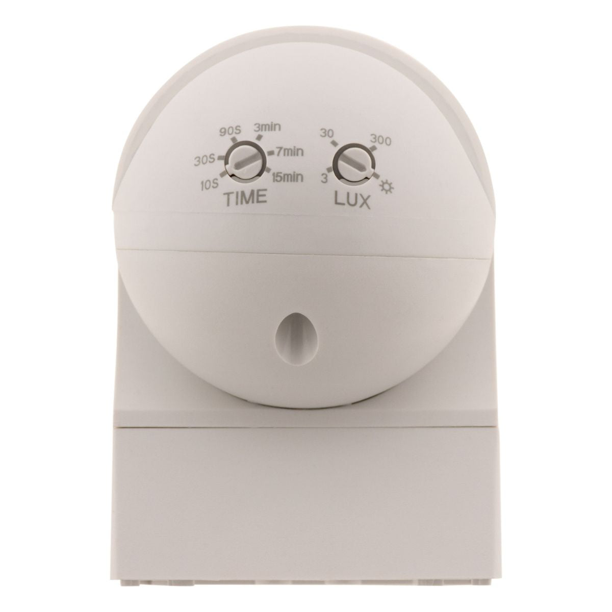 Détecteur de mouvement orientable et compact int/ext IP44 - Blanc - Zenitech