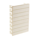 Obturateurs 8 modules pour coffret - Blanc - Zenitech