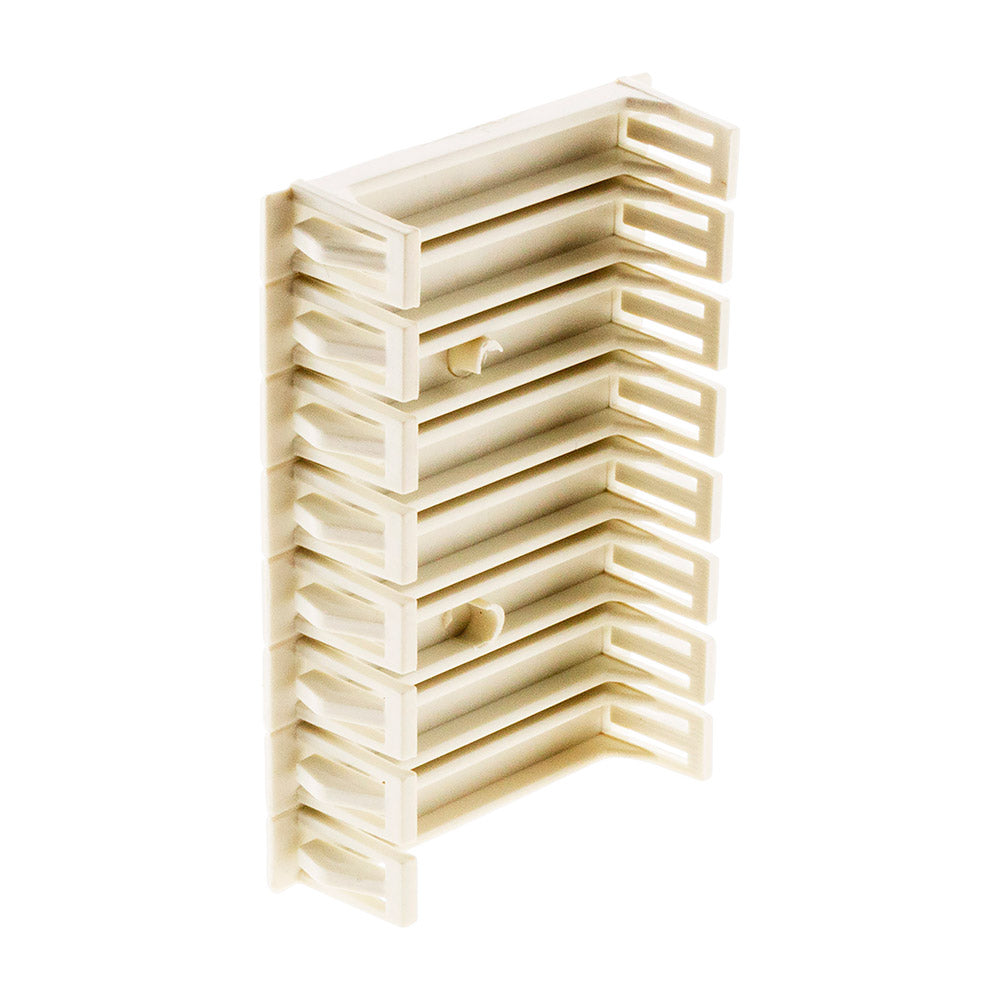 Obturateurs 8 modules pour coffret - Blanc - Zenitech