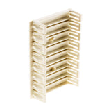 Obturateurs 8 modules pour coffret - Blanc - Zenitech