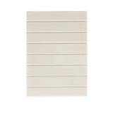 Obturateurs 8 modules pour coffret - Blanc - Zenitech
