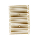 Obturateurs 8 modules pour coffret - Blanc - Zenitech