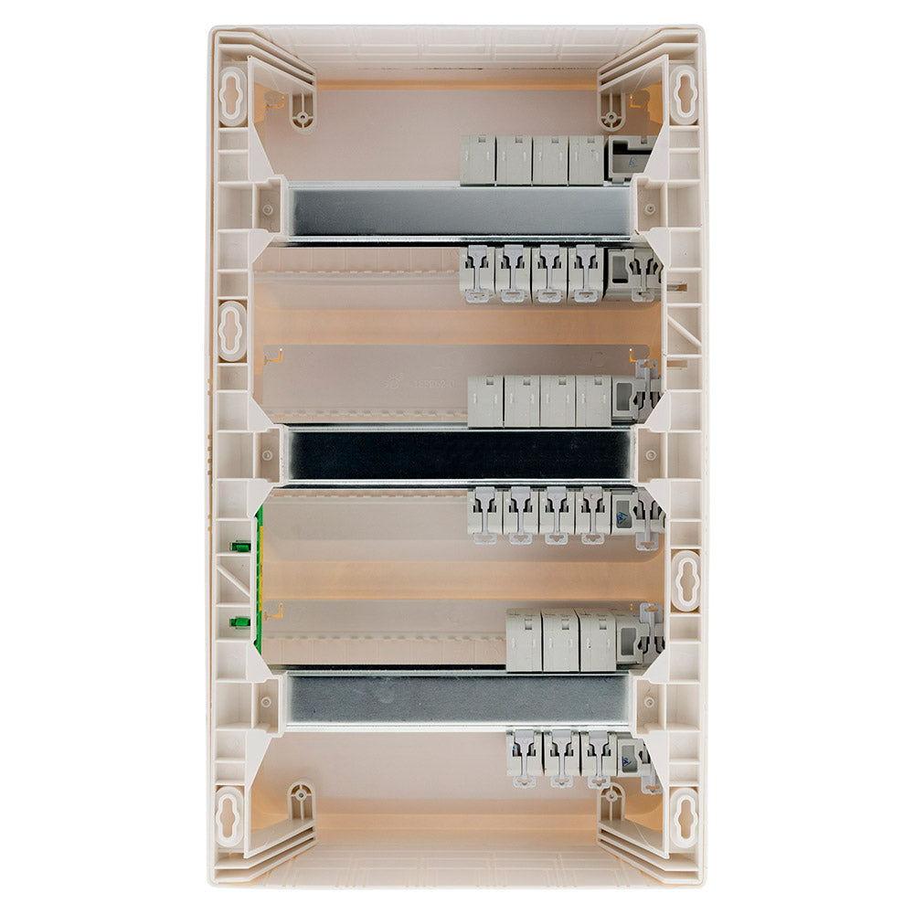 Coffret électrique équipé 39 modules - 11 disjoncteurs - Zenitech