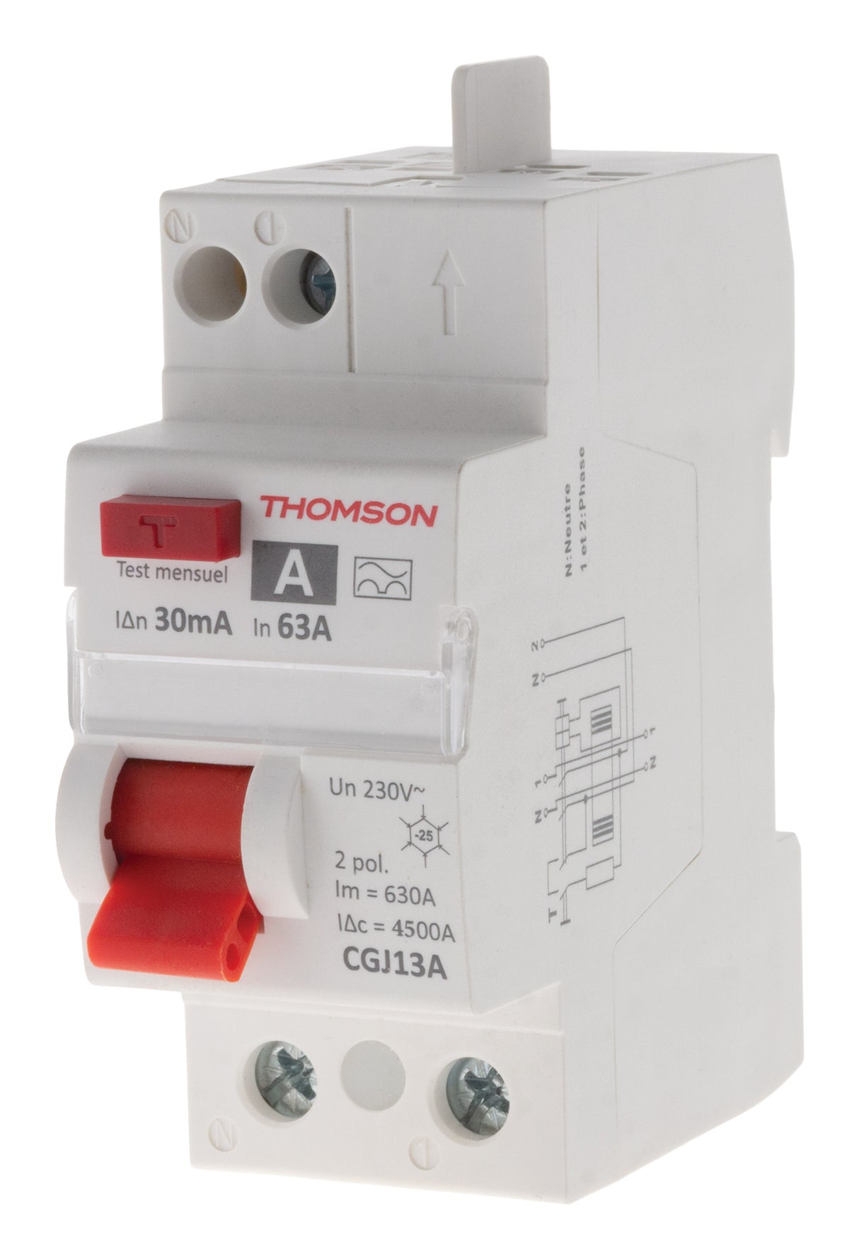 Interrupteur différentiel 30mA type A NF Easy Connect - Thomson