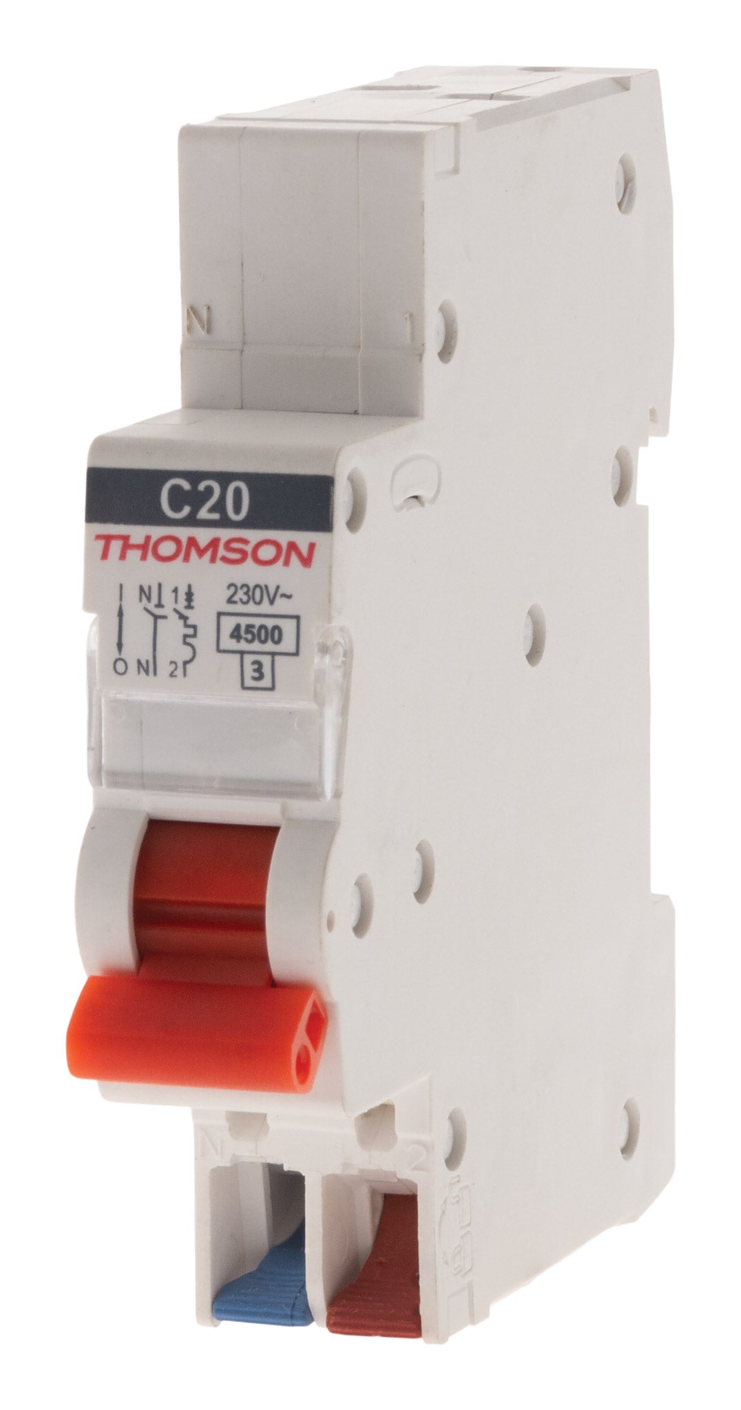 Disjoncteur 1P+N peignable bornes auto NF Easy Connect - Thomson