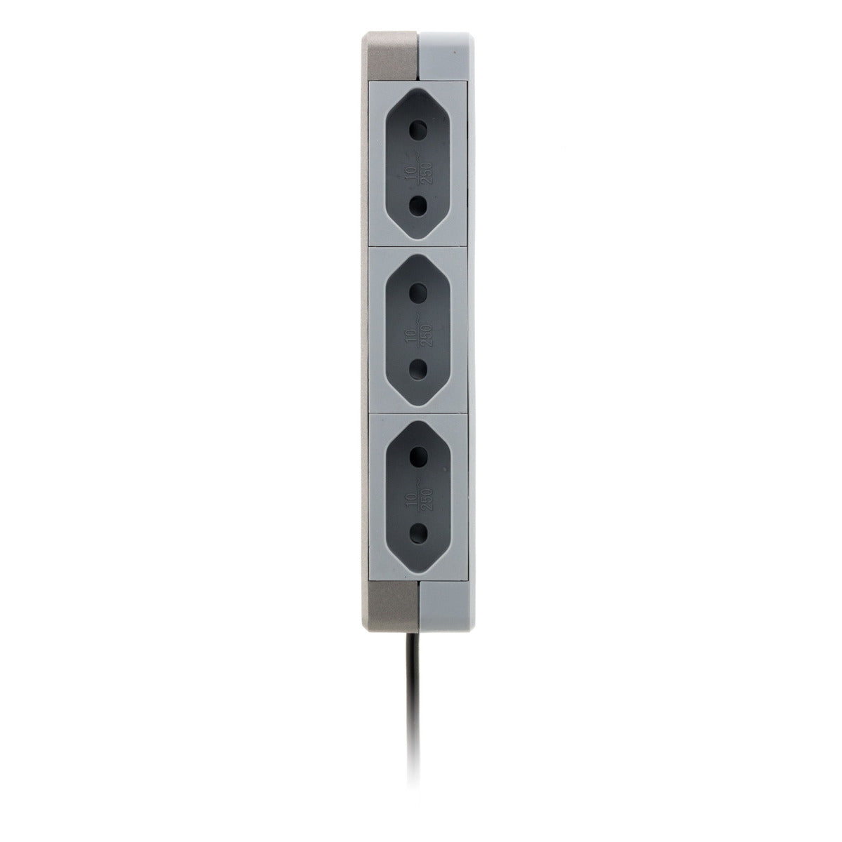Bloc multiprise 6 prises type C 10A - Gris - Thomson