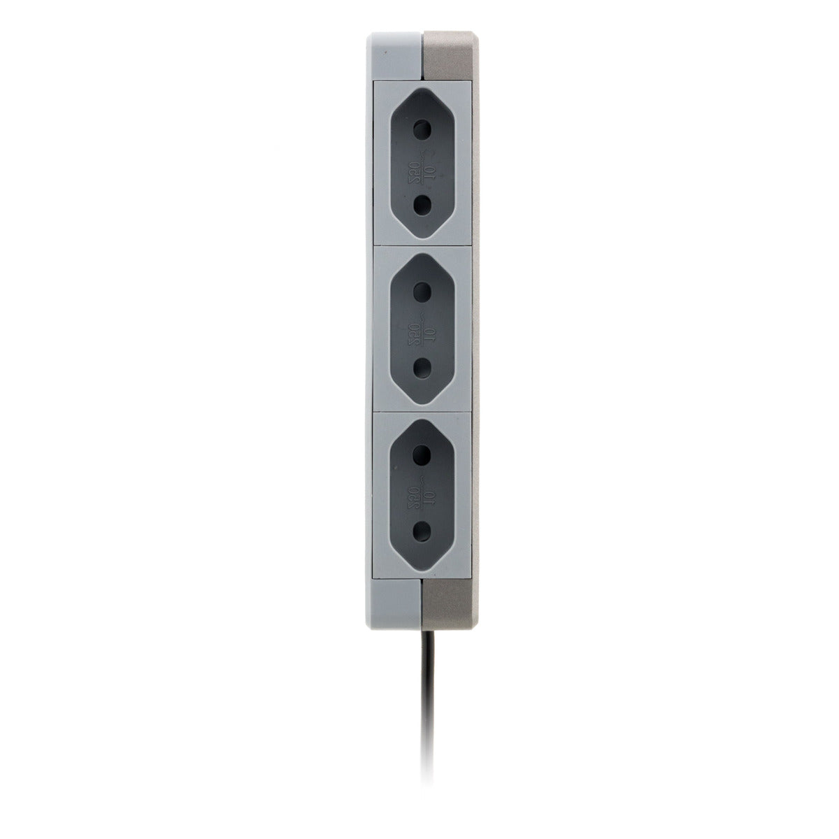 Bloc multiprise 6 prises type C 10A - Gris - Thomson