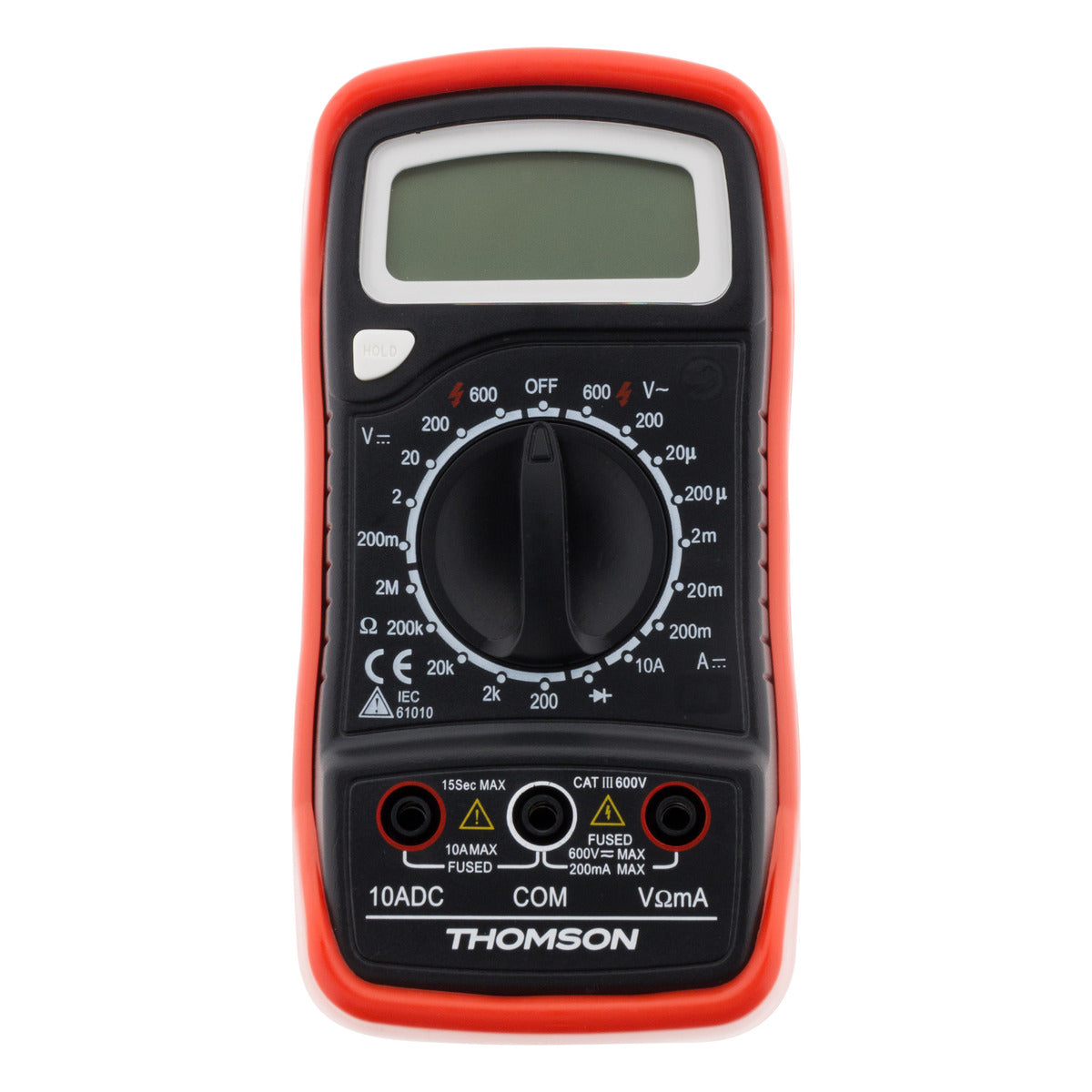 Multimètre digital antichoc 5 fonctions CAT III 600V - Protec