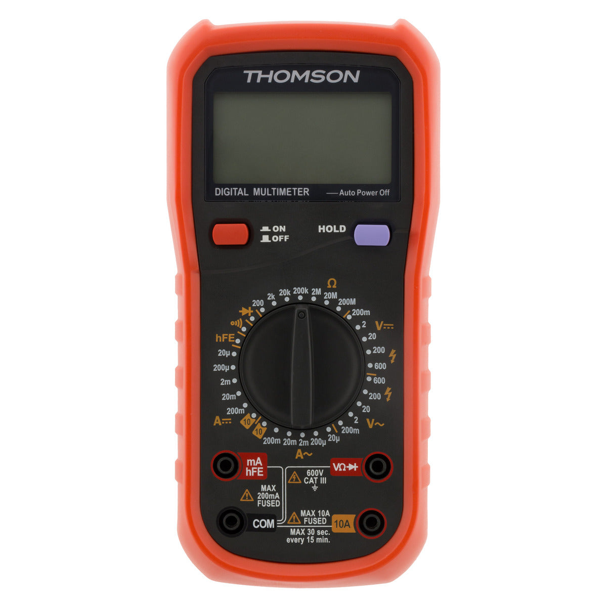 Multimètre digital antichoc  8 fonctions CAT III 600V - Protec