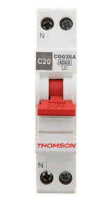Disjoncteur à vis PH+N - 4,5KA - Thomson