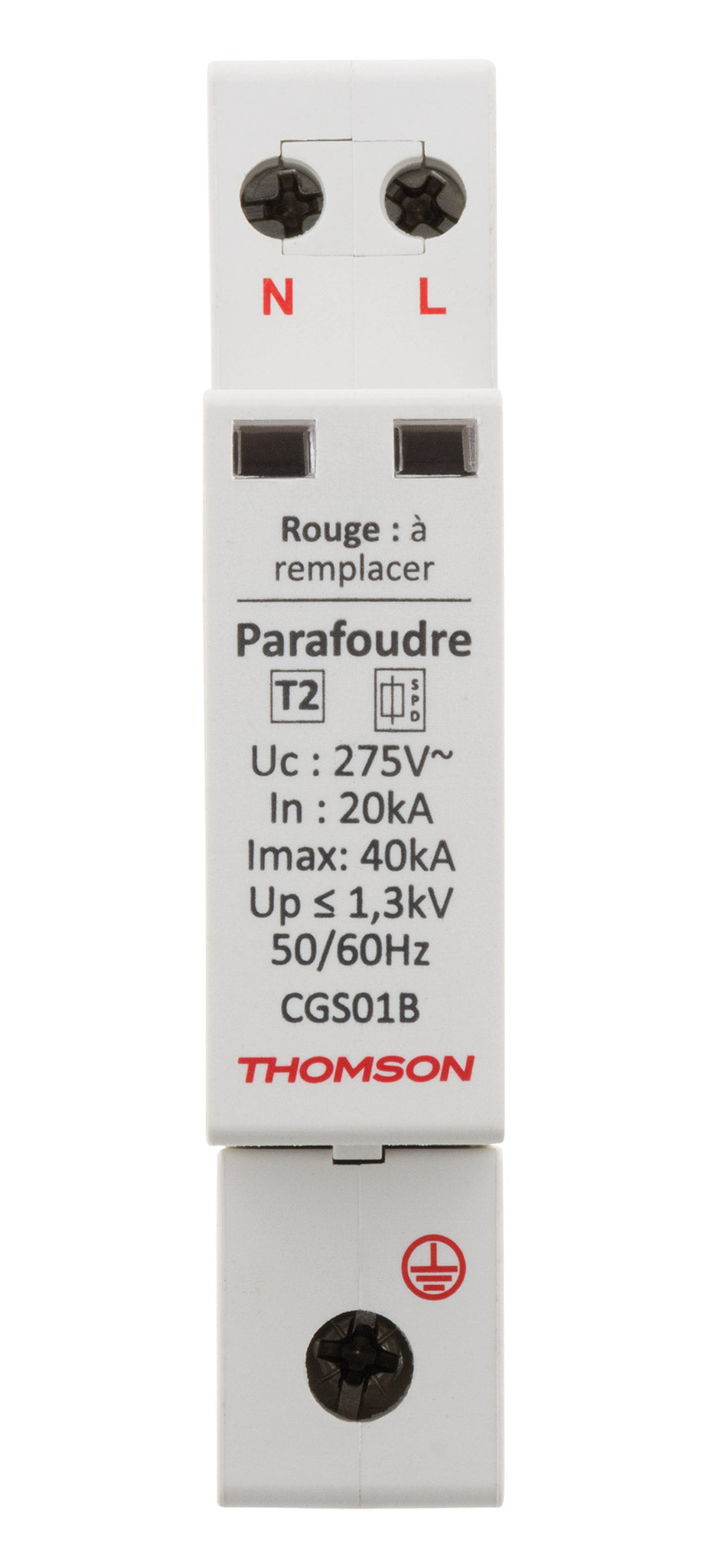 Parafoudre modulaire Ph+N idéal T2 - 40KA - Thomson