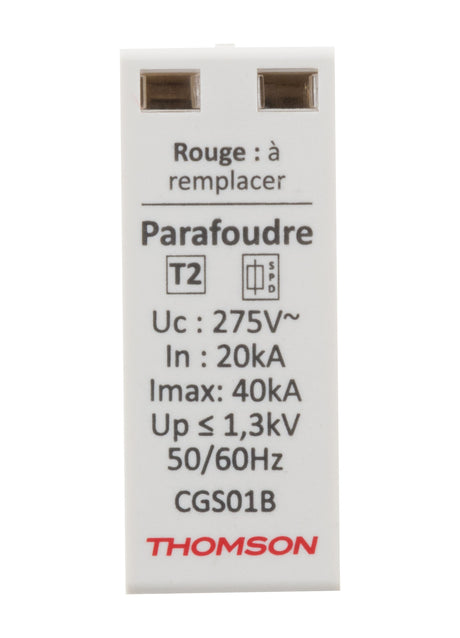 Cartouche de rechange pour parafoudre modulaire - 40KA - Thomson