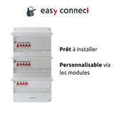Coffret électrique pré-équipé 3 rangées/39 modules 3 ID/11 disjoncteurs - EasyConnect - Thomson