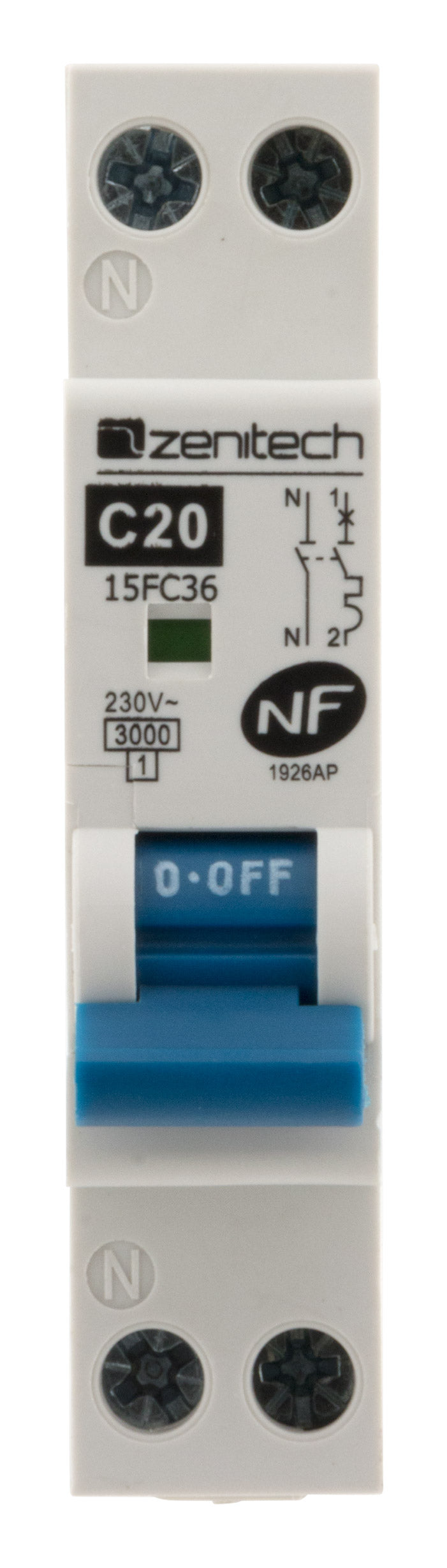 Disjoncteur PH/N - NF - Zenitech
