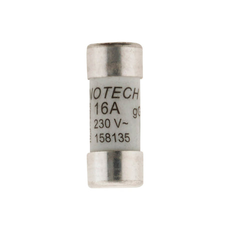 Lot de 3 fusibles céramique 10,3x 25,8 - 16A avec voyant NF - Zenitech