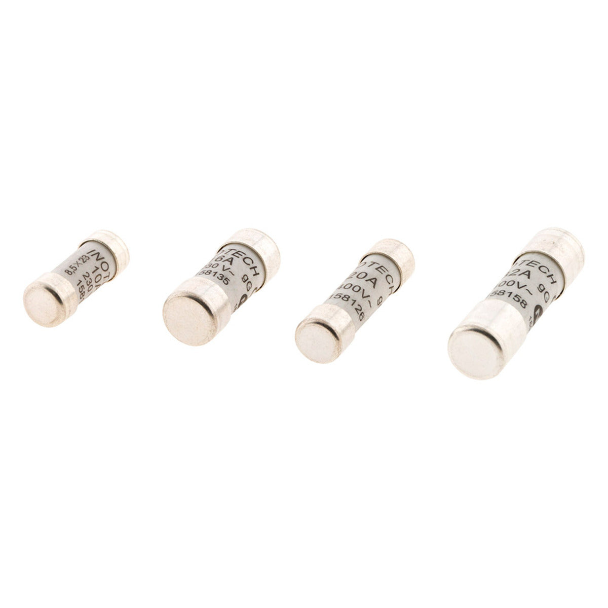 Lot de 8 fusibles 3x10A+3x16A+1x20A+1x32A avec voyant NF - Zenitech