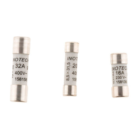 Lot de 6 fusibles 1x10A 3x16A 1x20A 1x32A - avec voyant NF - Zenitech