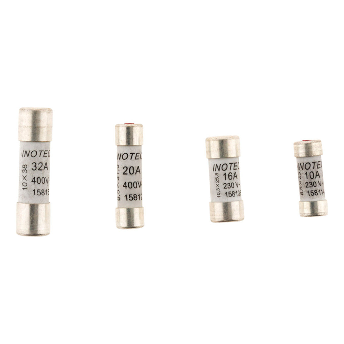 Lot de 12 fusibles 3x10A+5x16A+3x 20A+1x32A à voyant - NF - Zenitech