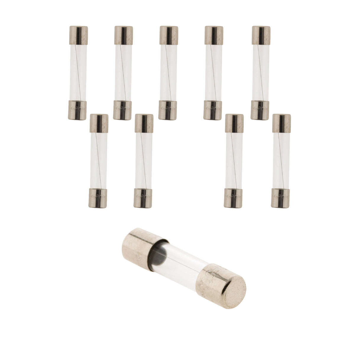 Lot de 30 fusibles en verre 6,3x32 1A - Zenitech