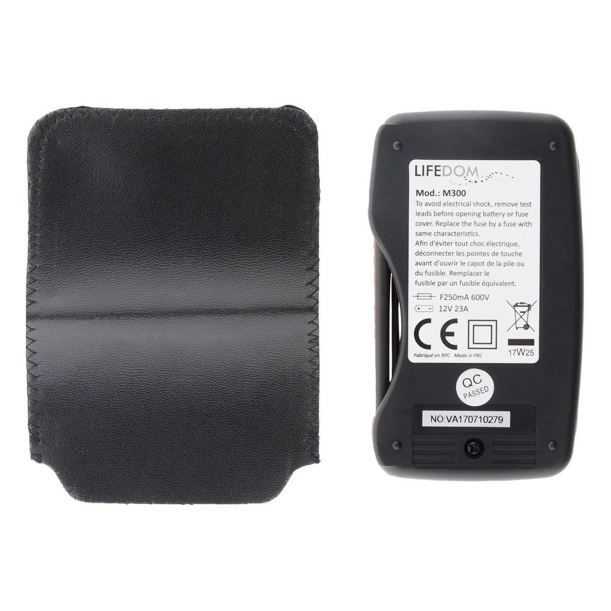 Multimètre de poche 13 calibres + housse - Zenitech