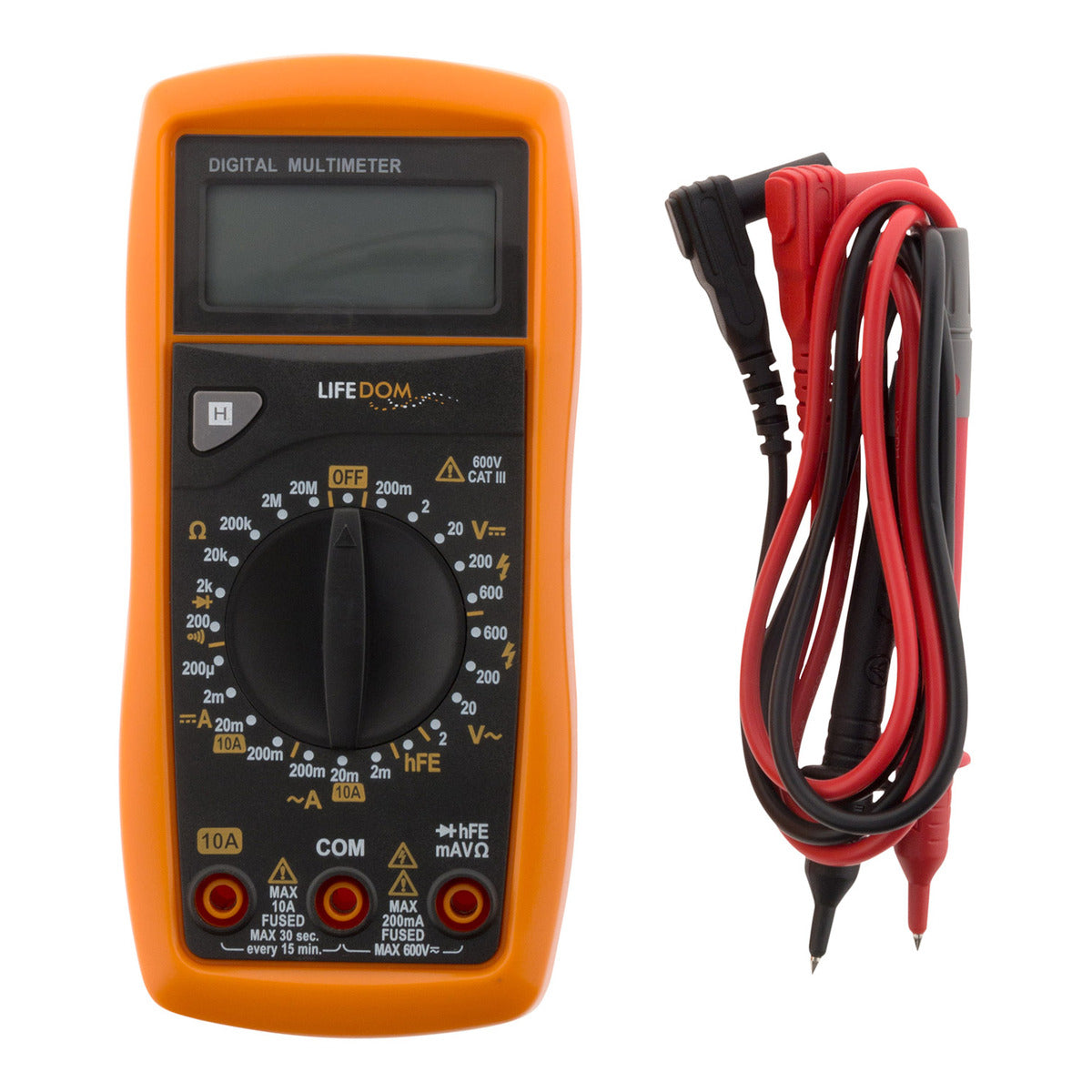Multimètre antichoc 17 calibres HQ - Zenitech