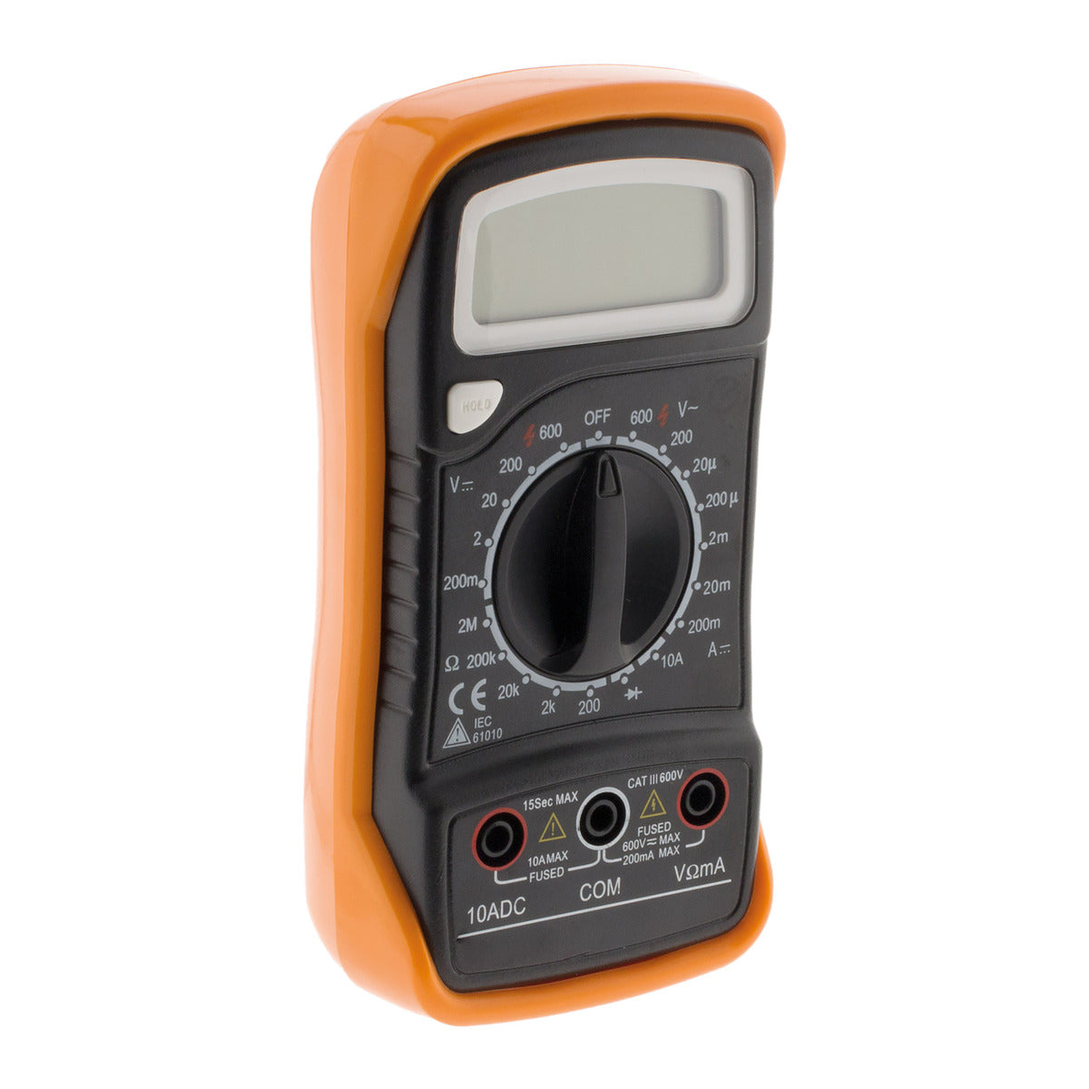 Multimètre antichoc 17 calibres 5 fonctions - Zenitech