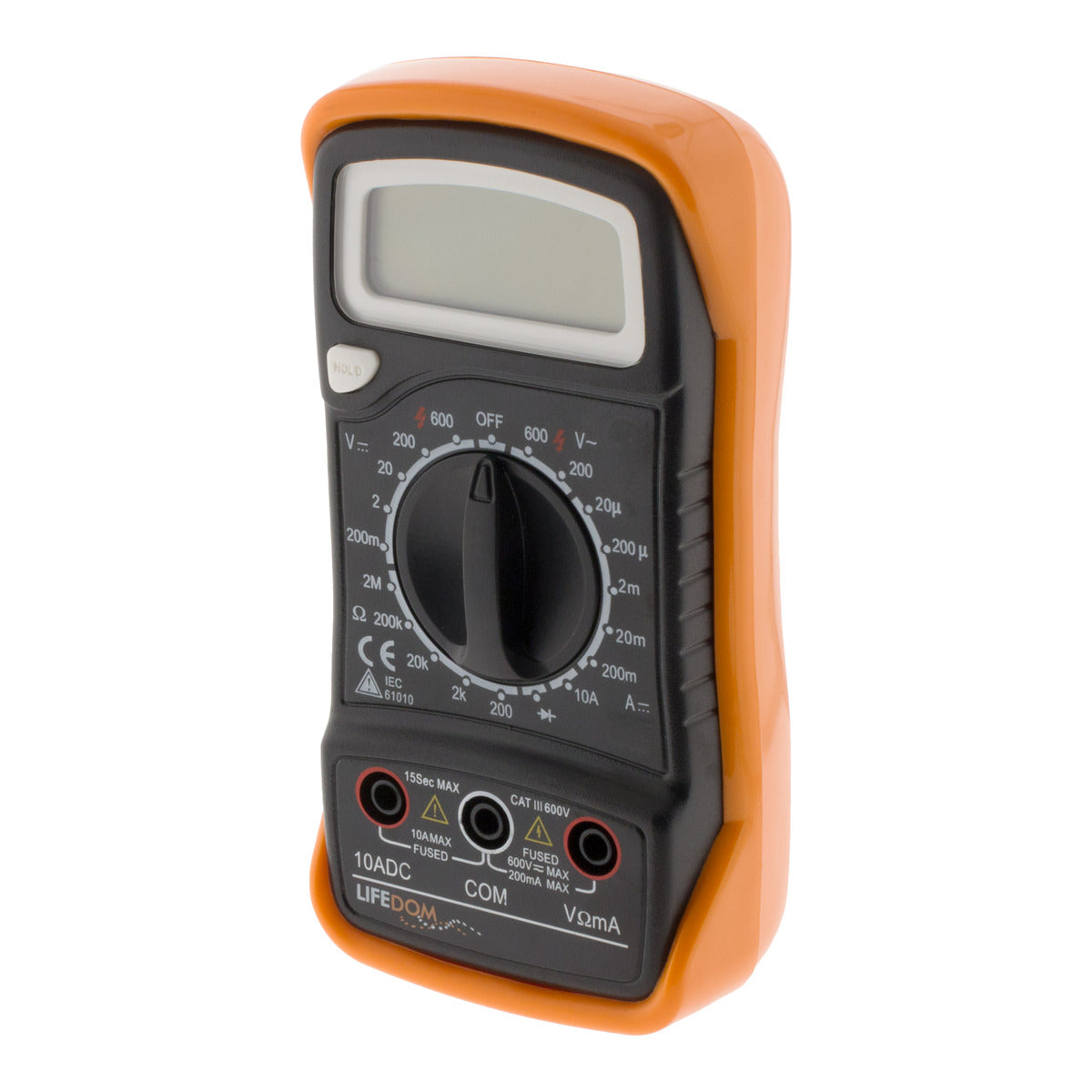 Multimètre antichoc 17 calibres 5 fonctions - Zenitech