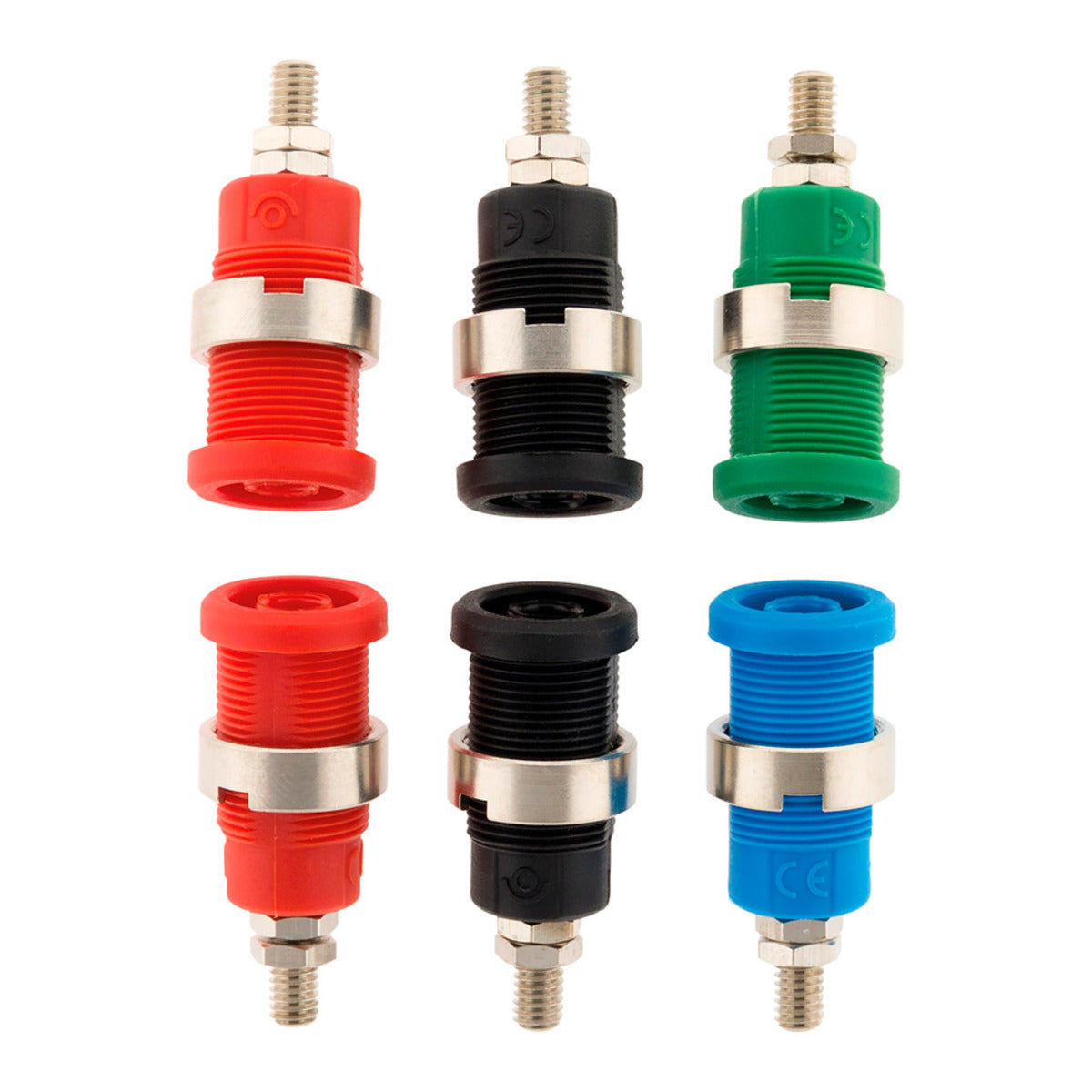 Lot de 6 douilles de sécurité Ø4mm - Zenitech
