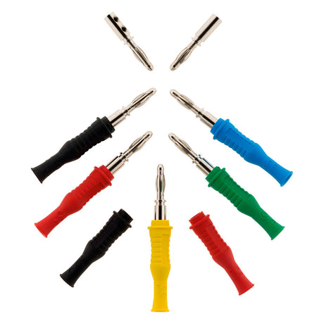 Lot de 7 connecteurs males souples Ø4mm - Zenitech