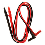 Lot de 2 cordons pointe de touche Ø4mm fiche coudée - Zenitech