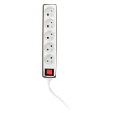 Multiprise 5x16A 2P+T + interrupteur + housse - Zenitech