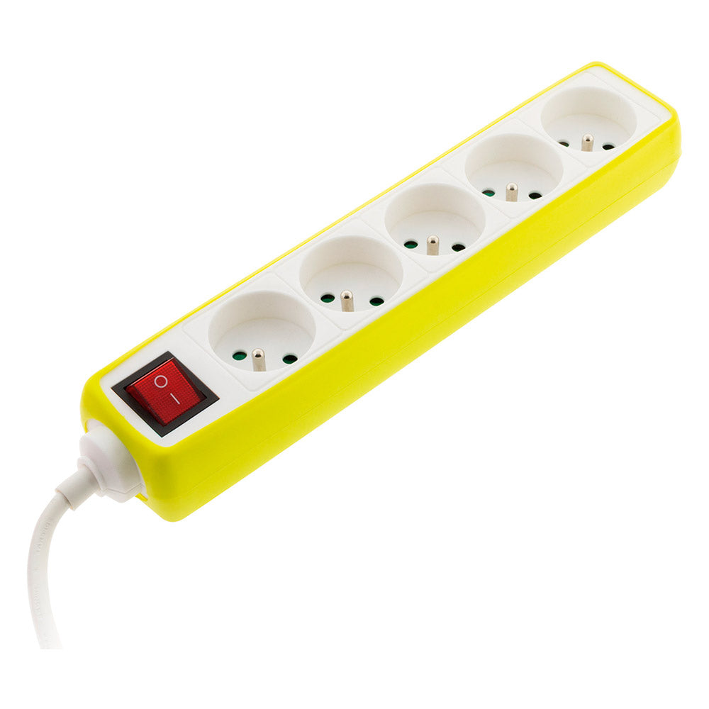 Multiprise 5x16A 2P+T + interrupteur + housse - Zenitech