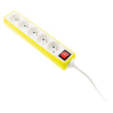 Multiprise 5x16A 2P+T + interrupteur + housse - Zenitech