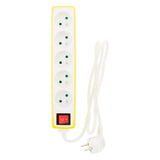 Multiprise 5x16A 2P+T + interrupteur + housse - Zenitech